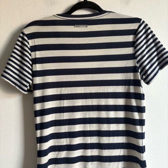 Icebreaker Sz S Strip Coastal Nautical Wool Casual Relaxed Dress - Picture 7 of 10